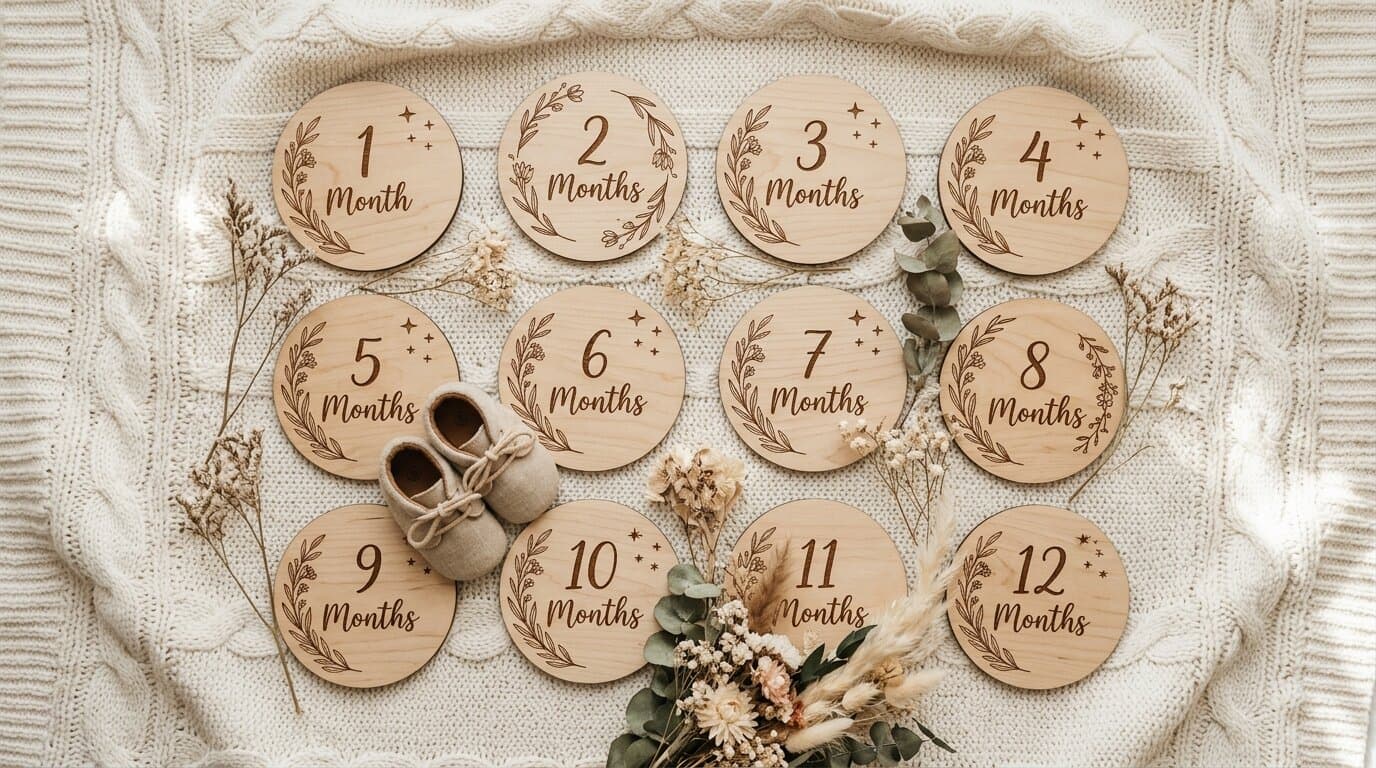 12 Creative Monthly Baby Milestone Photo Ideas (Month 1 to 12 Guide)