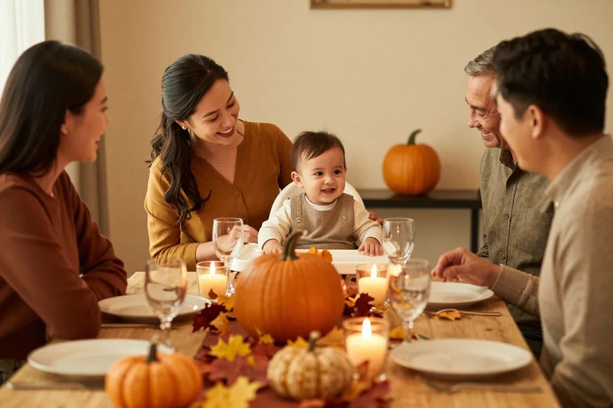 Thanksgiving Baby Photoshoot Ideas: 7 Cozy Setups at Home