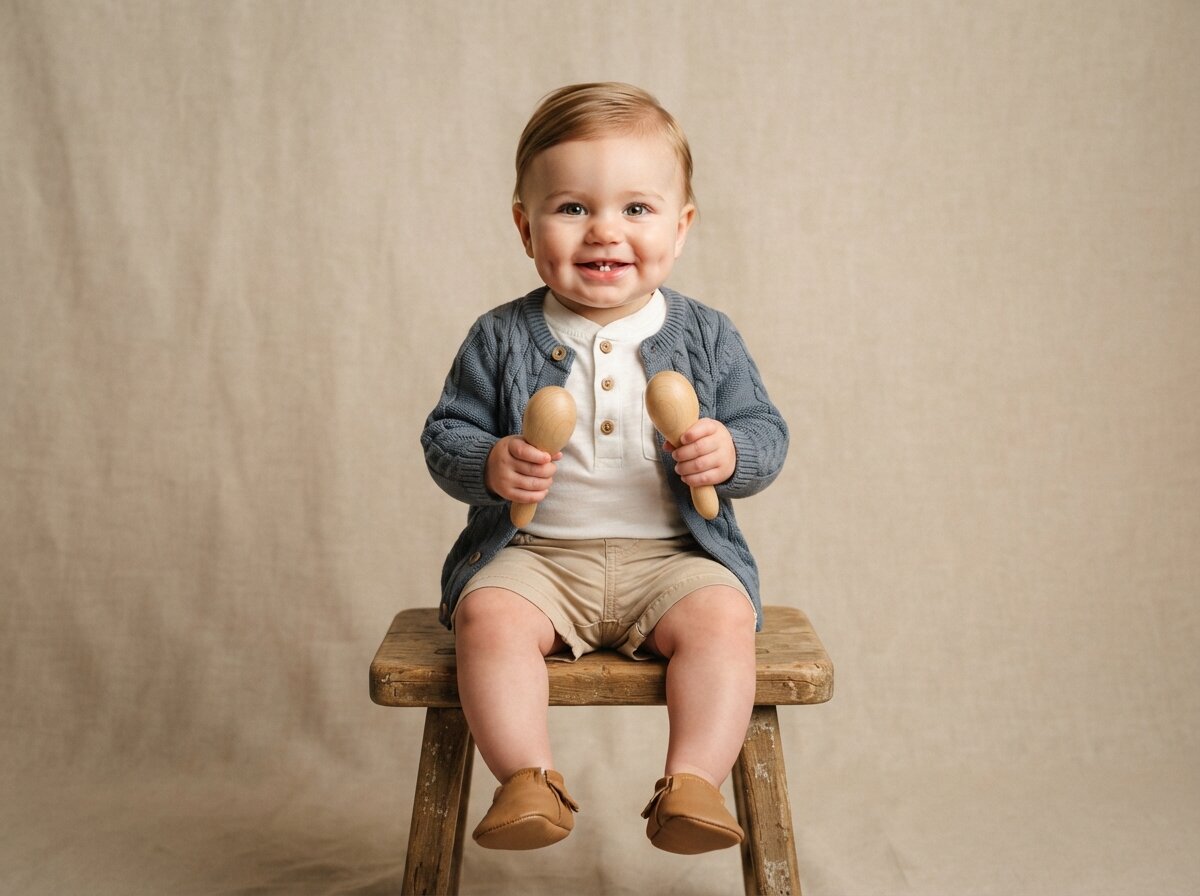 Fine Art Studio Portrait (Baby Boy) (Set 4)