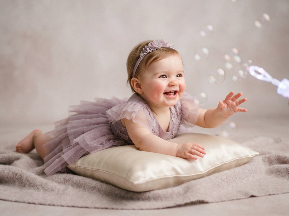 Fine Art Studio Lighting (Baby Girl)