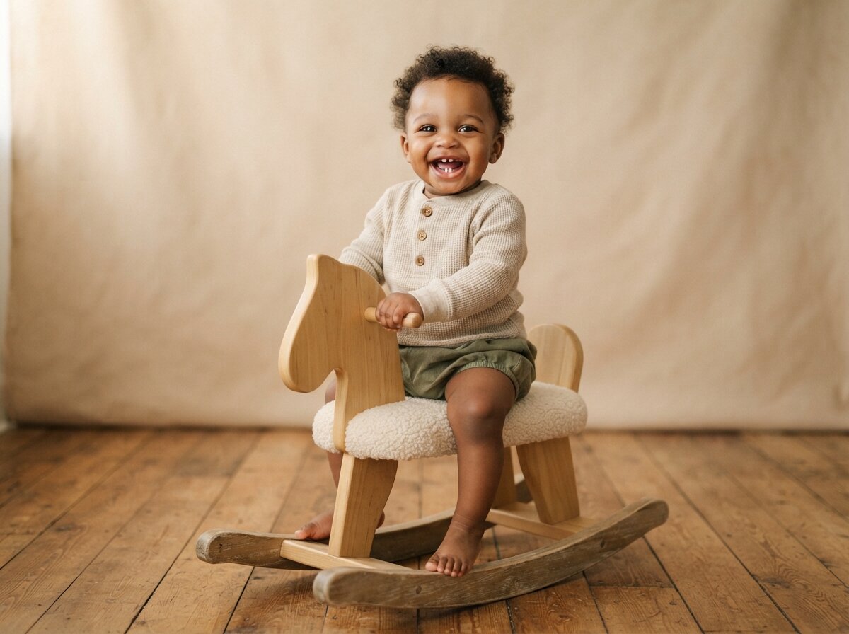 Fine Art Milestone Studio (Baby Boy) (Royal Velvet)