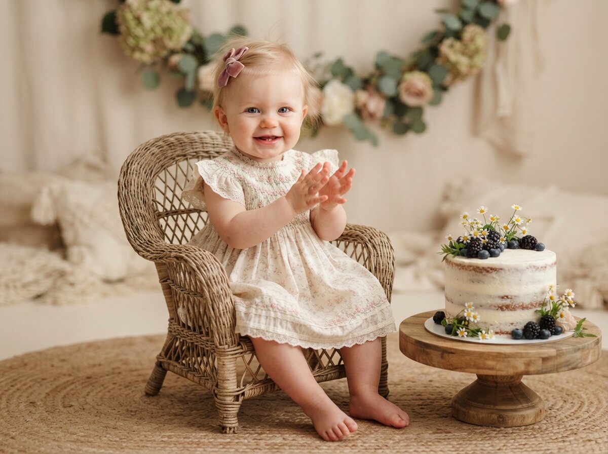 Boutique 1st Birthday Cake Celebration (Gender Neutral) (Set 4)