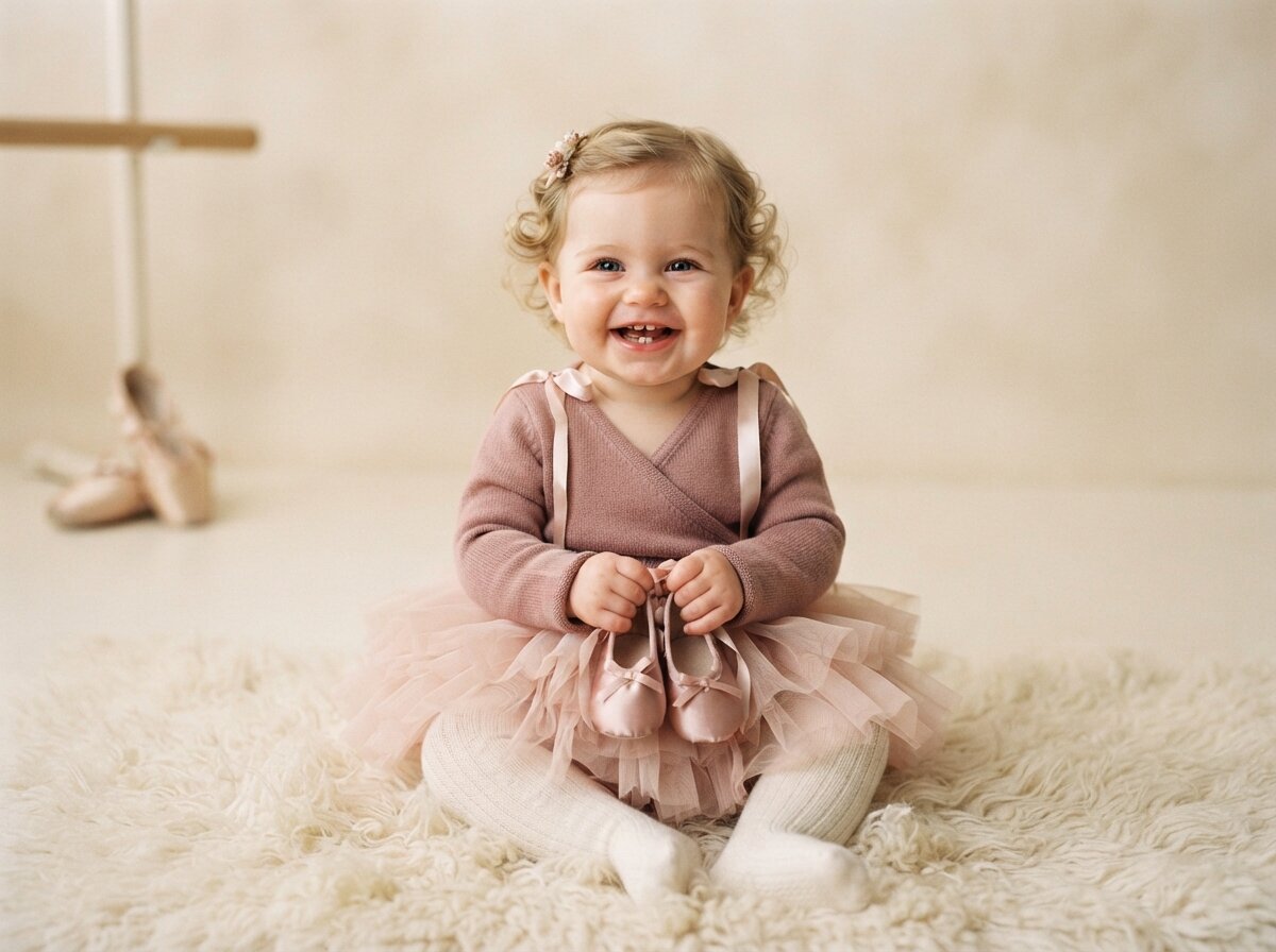 Little Ballerina & Silk Tulle Ballet Studio (Baby Girl)