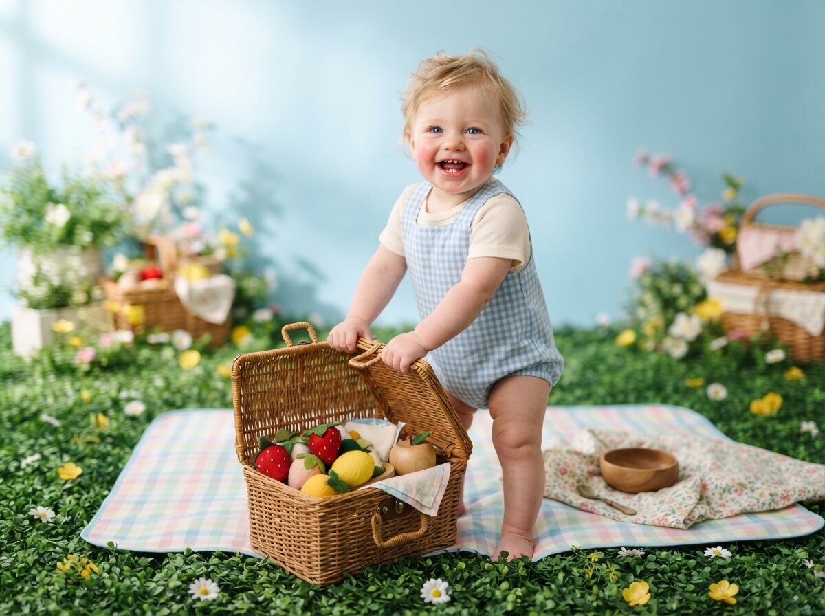 Spring Blossom Picnic & Fresh Meadow (Baby Boy)
