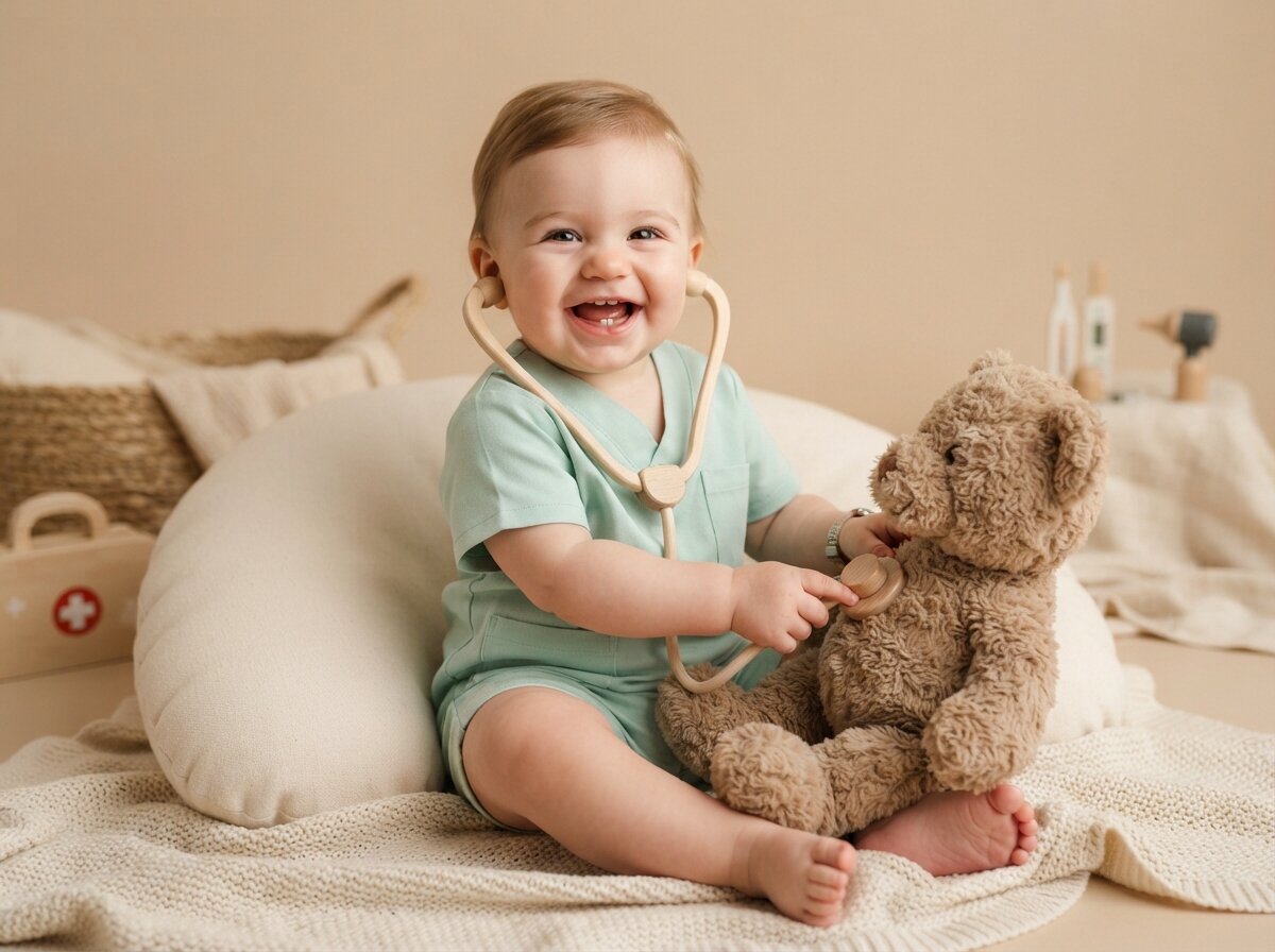 Little Pediatrician & Teddy Checkup Clinic (Baby Boy)