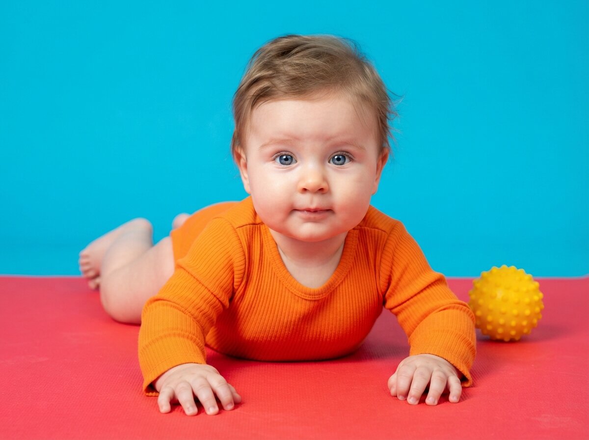 Editorial Fine Art Studio Portrait (Baby Boy) (Silk Minimalist)