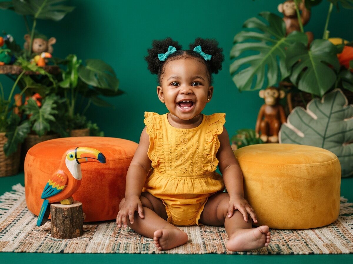 Vibrant Pop Color & Dynamic Studio Lighting (Baby Girl) (Royal Velvet)
