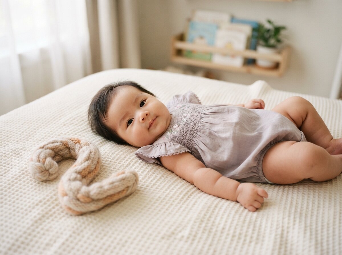 Editorial Baby Milestone Keepsake Portrait (2 Months)