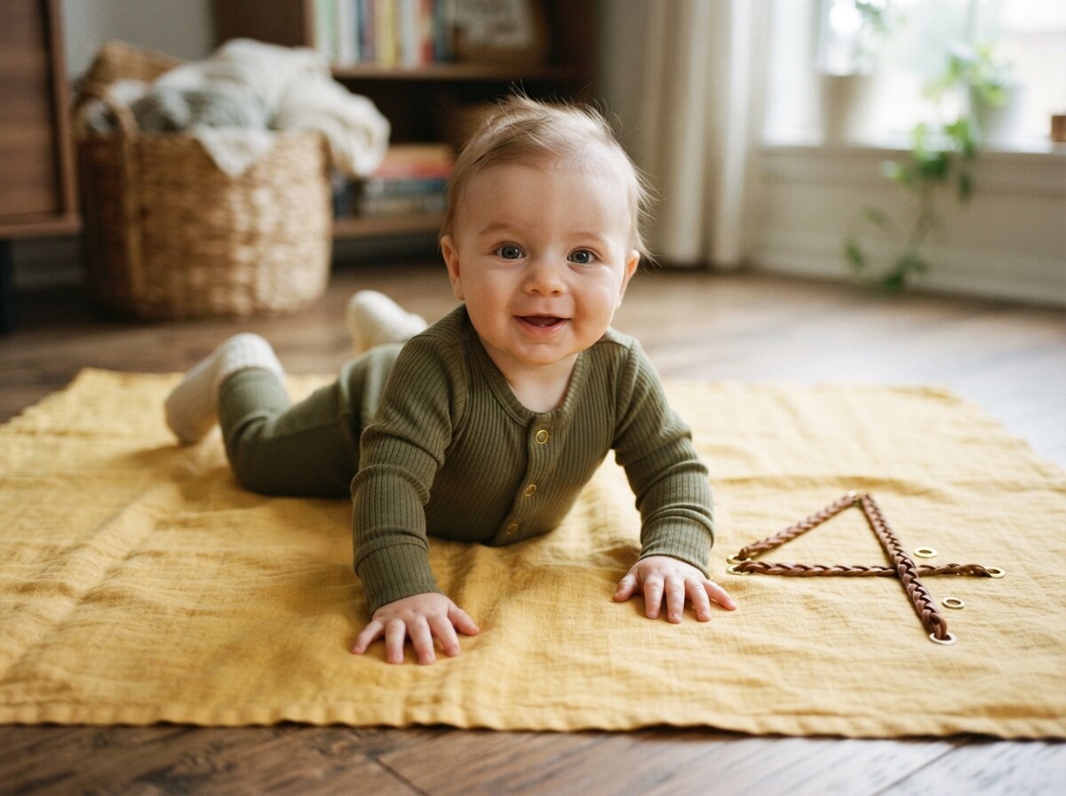 Editorial Infant Milestone Keepsake Portrait (4 Months)