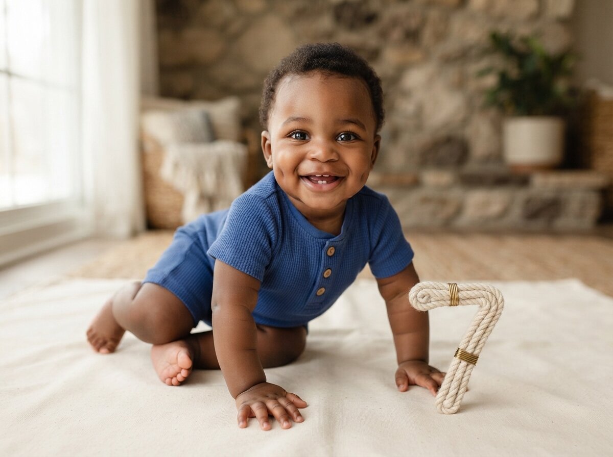 Editorial Studio Milestone Portrait (7 Months)