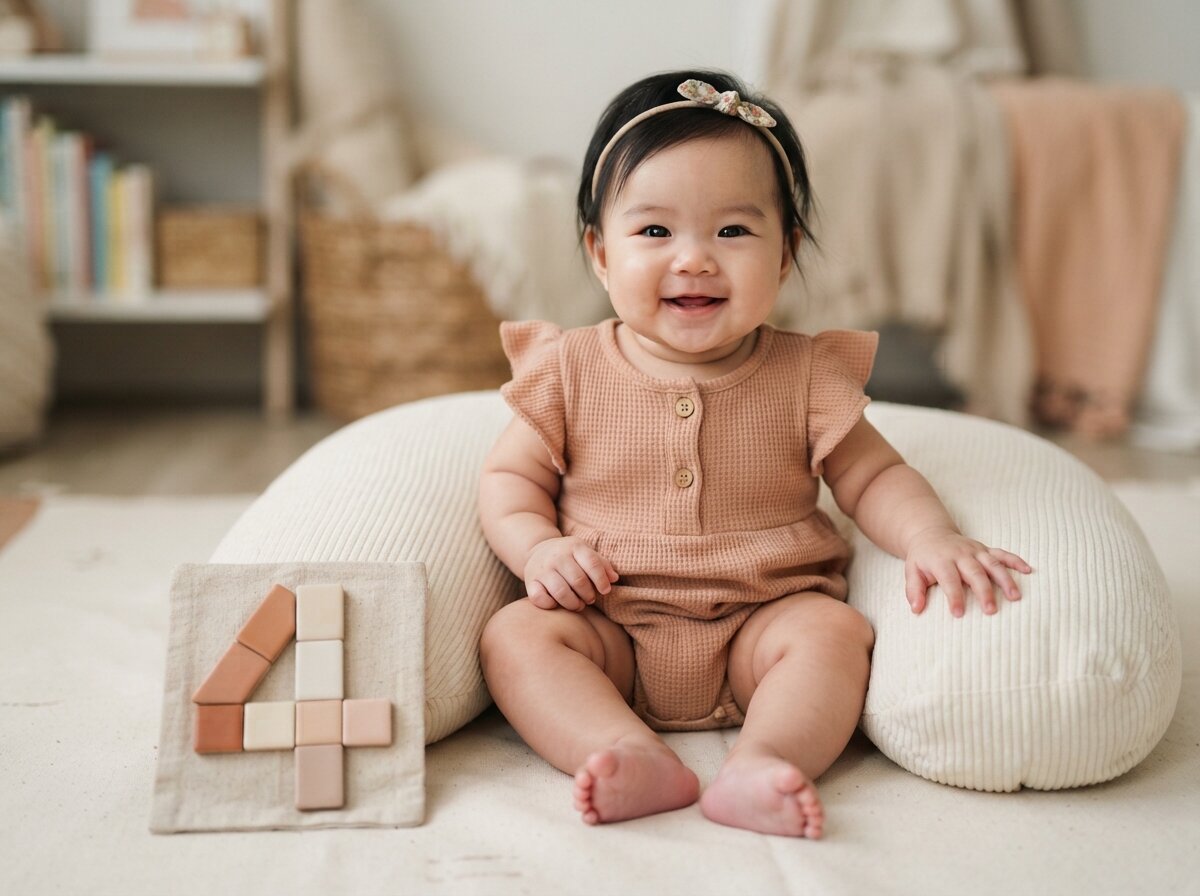 Professional Studio Milestone Portrait (4 Months)