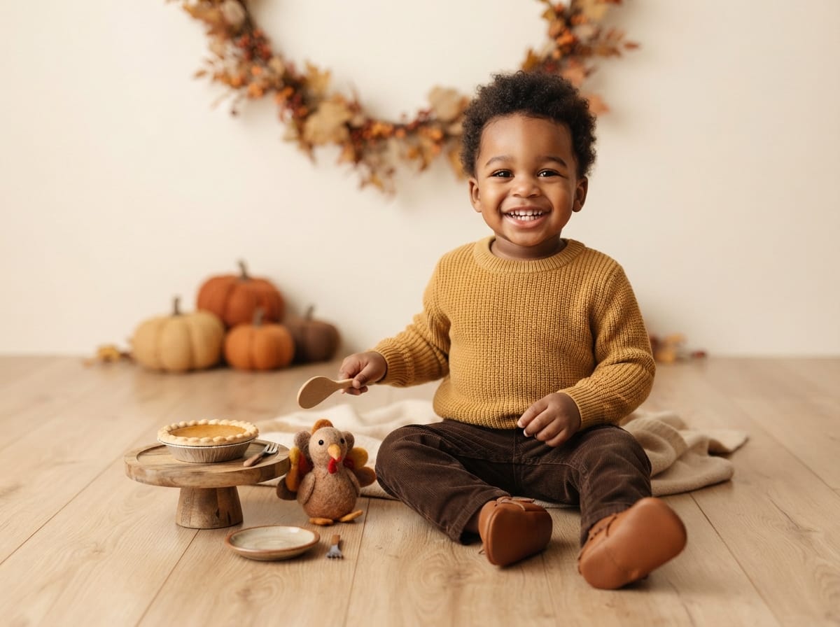 Pumpkin Pie Picnic & Felt Turkey Friend