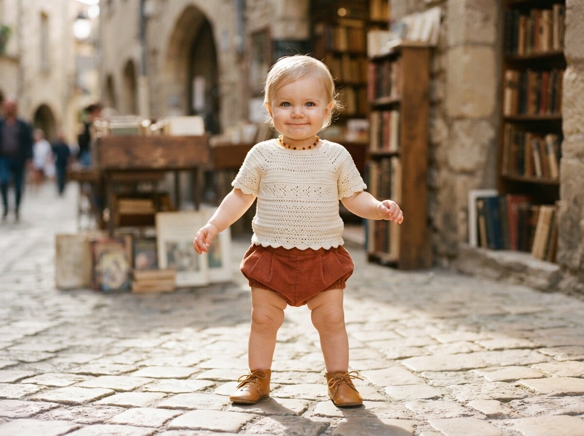 Chic European Street Style Portrait (12 Months (1 Year))