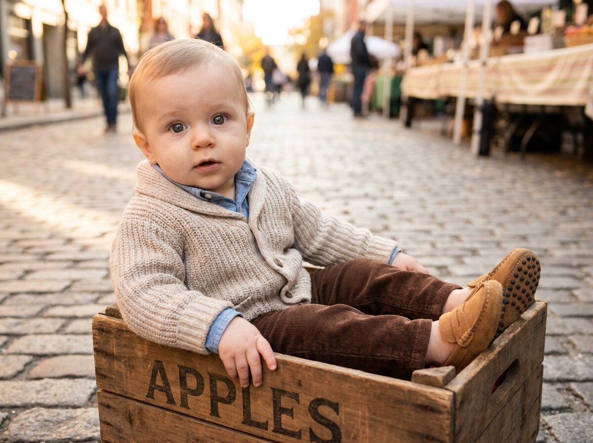 High Fashion Infant Street Portrait (8 Months)